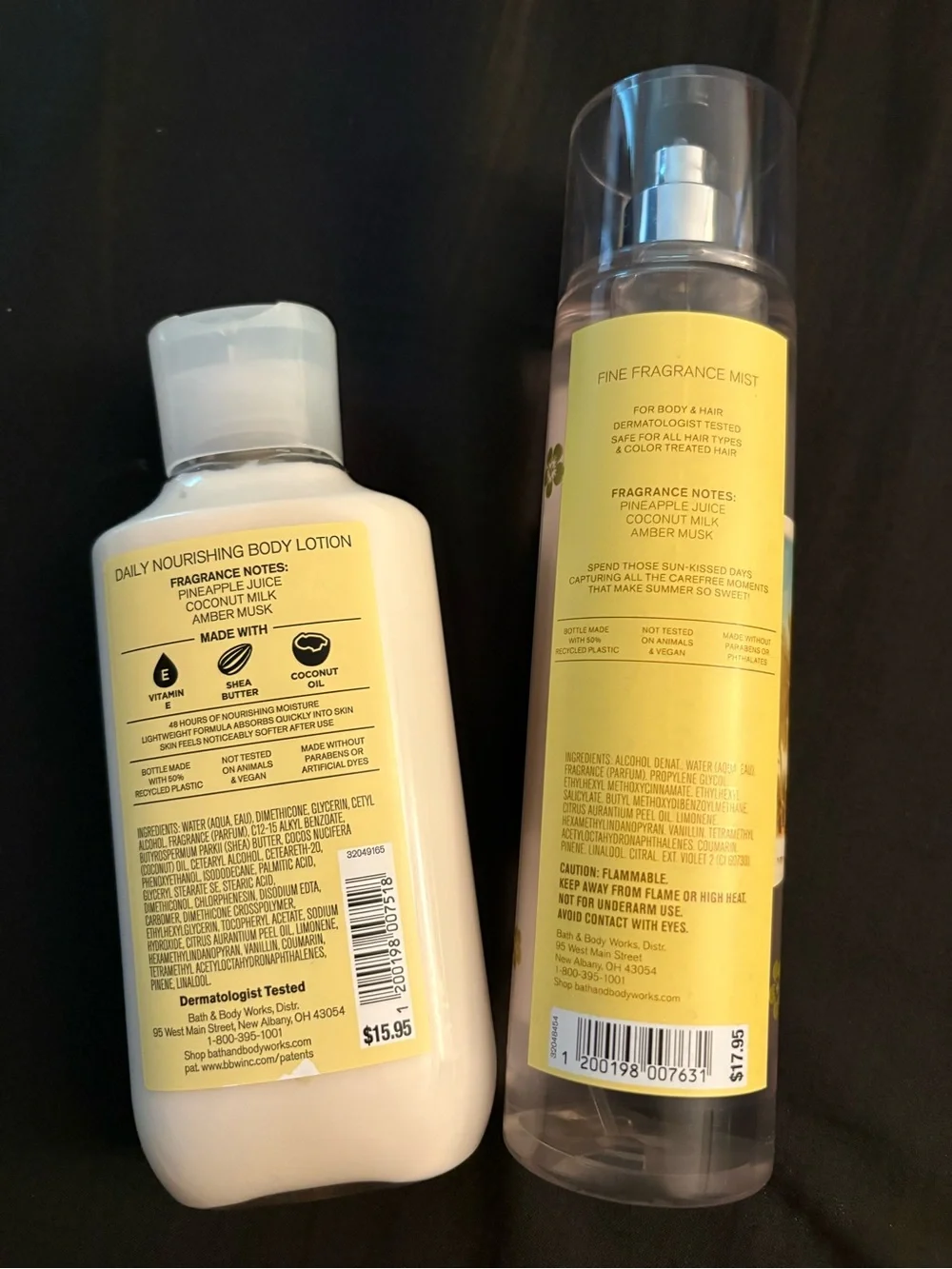 Bath and Body Works 2 piece set NWT